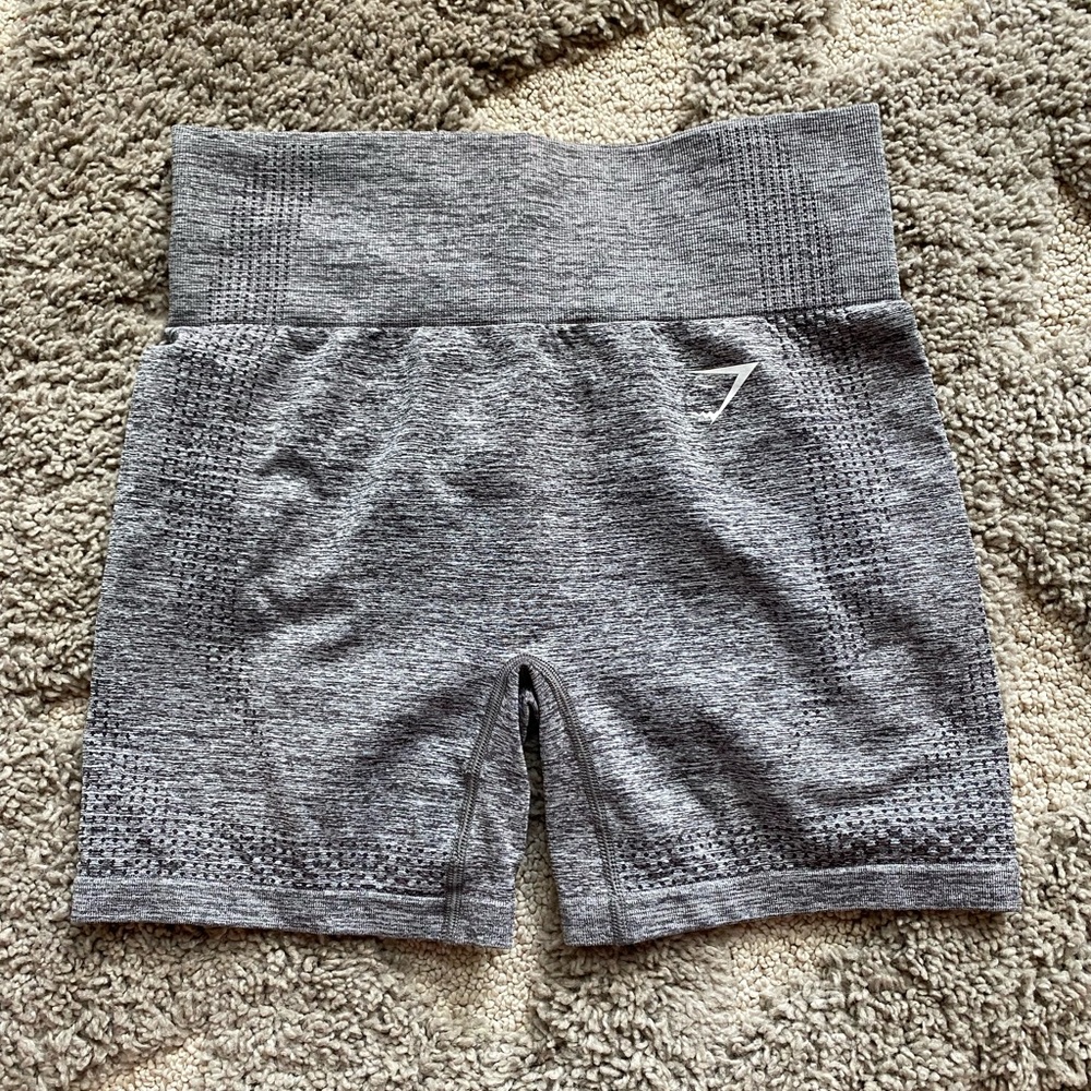 gray gymshark size medium biker shorts